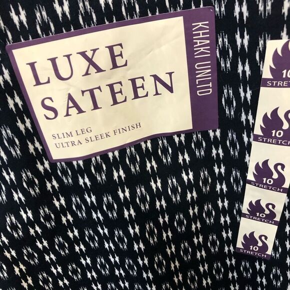 Gloria Vanderbilt Luxe Sateen Slim Leg Ultra Sleek Khaki Unltd Size 10 Stretch N - Picture 4 of 4